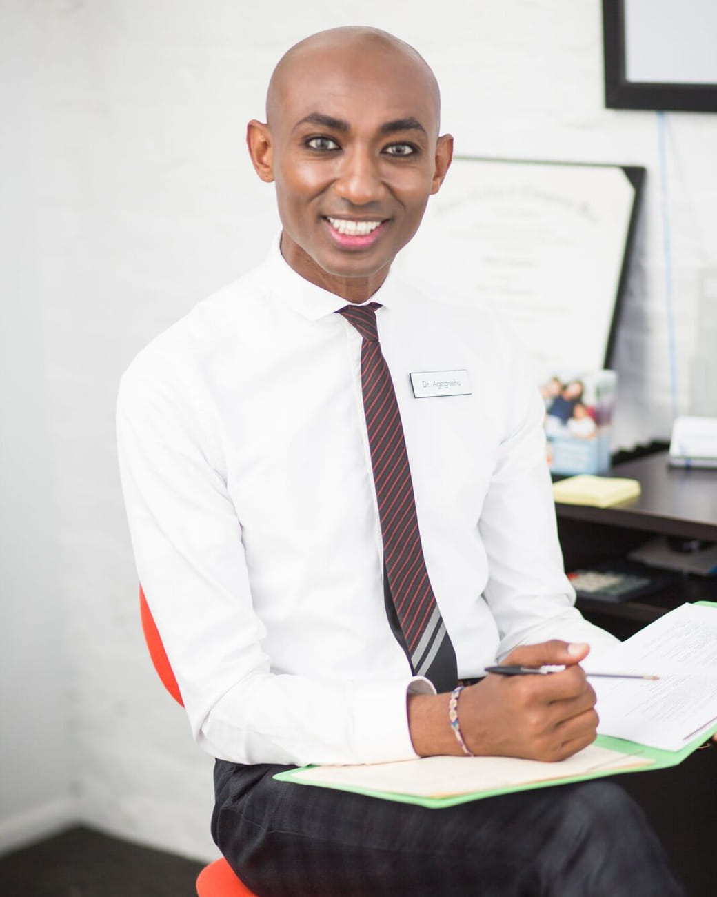 Dr. Daniel Agegnehu, Doctor of Chiropractic, at Alem Integrated Health in San Francisco